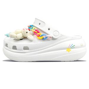 Crocs Кроссовки Crush Clog унисекс белые, цвет White