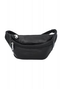 Поясная сумка Country I кожаная 23 см HAROLD'S, черный