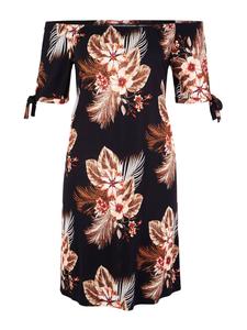 Длинное платье Beach Time Strand, цвет schwarz-bedruckt