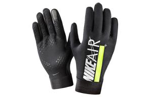 Спортивные перчатки унисекс черные Nike