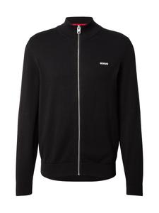 Вязаный кардиган HUGO San Jacomo, черный