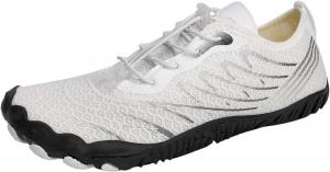 Босоногие кроссовки для походов для женщин и мужчин, быстро сохнущие, водонепроницаемые, противоскользящие, заземляющие, для бега, здоровые спортивные кроссовки, легкие, для пляжа, плавания и активного отдыха на улице Generic, White