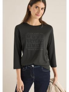 Cecil Футболка с драгоценными камнями, зеленая