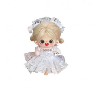 Плюшевая кукла из хлопка для смены нарядов, 20 см Princess lovers, белый