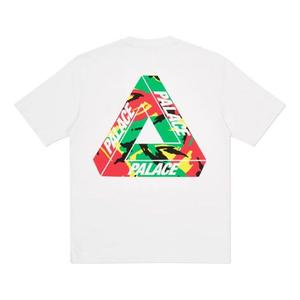 Футболка PALACE Tri-Camo T-Shirt Back Logo Printing Pattern Short Sleeve Unisex White, белый