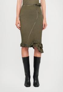 Юбка Ioannes RUFFLE SKIRT, Dark Olive/Olive