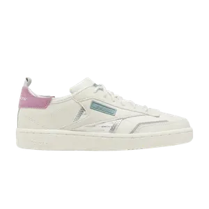 Кроссовки Reebok Wmns Club C Ree:Dux 'Chalk Green Jasmine Pink', кремовый