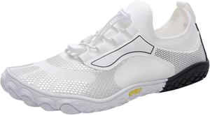 Водные туфли для женщин и мужчин, быстро сохнущие акваноски, противоскользящие туфли для дома и улицы, для плавания, пляжа, бассейна, серфинга, йоги, лодок и путешествий Generic, белый