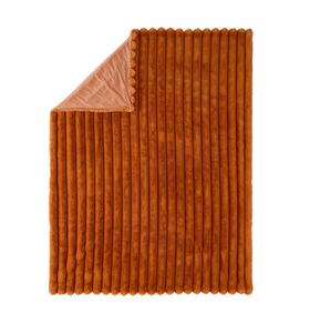 Меховое одеяло Novel, 150x200 см, терракота