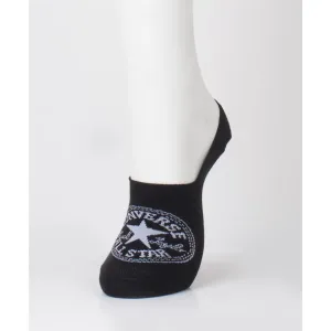 Носки Converse с невидимой вязкой и нашивкой «Чак» от Pinkies, две упаковки, чёрный