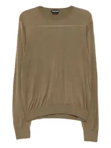 Шелковая футболка TOM FORD, зеленый