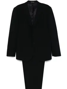 Костюм с однобортным пиджаком EMPORIO ARMANI, синий