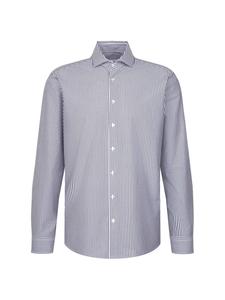 SEIDENSTICKER Рубашка на пуговицах Regular fit 'Smart Performance' в цвете Smoke Blue