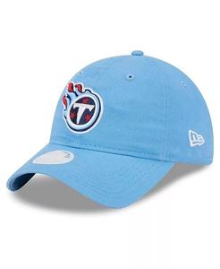 Женская голубая регулируемая кепка Tennessee Titans Main Core Classic 2.0 9TWENTY New Era, синий