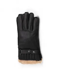 Кожаные рабочие перчатки Barbour, черный