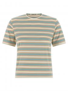 Полосатая футболка Auralee, мультиколор