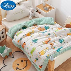 Disney Детское одеяло 100х120 см, зимнее, утепленное, легкое, с принтом Dinosaur Party