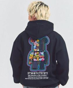 Худи с отражающим покрытием 2ND ARCHIVE (мужская) Select Brands, цвет Pattern 2