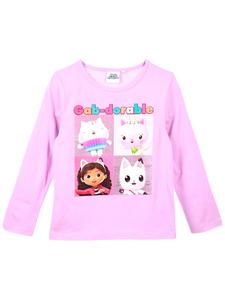 Gabby's Dollhouse Лонгслив 'Gabby´s Dollhouse' с длинным рукавом в сиреневом цвете