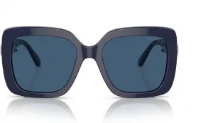 Женские квадратные солнцезащитные очки Swarovski SK6001, Opal Blue/Dark Blue