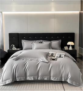 YUSIWOAL Комплект постельного белья из египетского хлопка 100S люкс с вышивкой