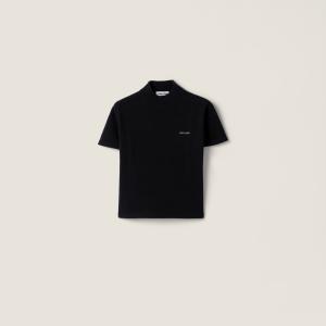 Кашемировый свитер MIU MIU, темно-синий