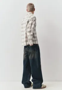 Рубашка в клетку Pull&Bear, White