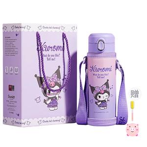 Термостакан Sanrio, Kulomi (Double-Layer Box Cup Brush+Coaster)