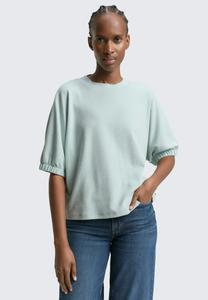 Футболка TOM TAILOR DENIM Basic T-shirt, Silver Cloud/Blue/Light Blue