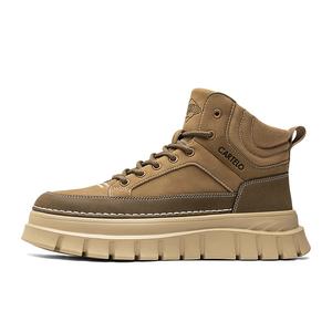 CARTELO Британские рабочие ботинки High Top Short Martin Boot мужские коричневые, цвет Brown