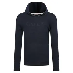 Толстовка обычного кроя с добавлением шерсти Guess, синий