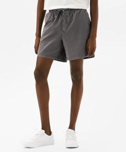 Пляжные шорты из саржи свободного кроя