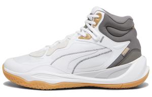 Баскетбольные кроссовки Playmaker Basketball Shoes Men Mid-Top White/Gray Puma