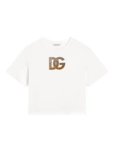 Dolce & Gabbana Kids базовая футболка, белый