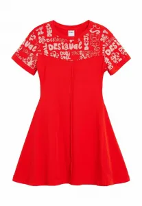Платье с надписью Desigual, Red