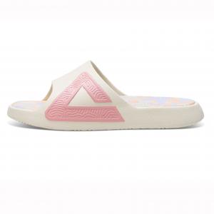 PEAK Сандалии-слайдеры Tai Ji1.0, тихие, нескользящие, износостойкие, унисекс, розовые, белые