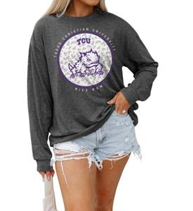 Футболка TCU Turning Circles в цвете уголь Gameday Couture, Charcoal