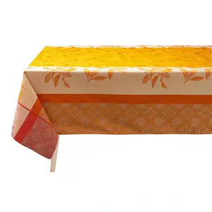 Устойчивая к пятнам скатерть из смолы Arriere - Pays Le Jacquard Français, дыня