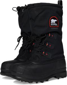 Ботинки SOREL Men's Glacier Xt, Black/Red Quartz