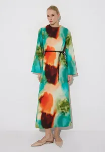 Макси-Платье из крепа с батиковым узором Touché Privé, Patterned