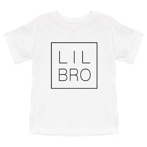 Молодежная футболка Lil Bro Square с короткими рукавами и рисунком The Juniper Shop, белый