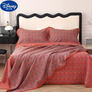 Disney Комплект постельного белья из хлопкового муслина, 3 предмета (плед 160х210 см, наволочка), цвет Riya Orange-Red