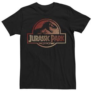 Мужская футболка с логотипом Jurassic Park Fossil Licensed Character, черный