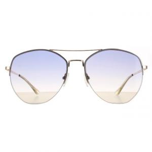 Мужские авиаторы темно-желтые с градиентом ck20121s Calvin Klein, желтый