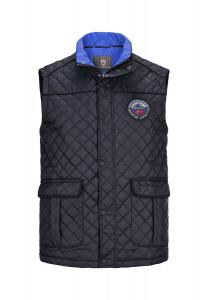 Стеганый жилет RODEWIN JAN VANDERSTORM, синий