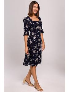 Платье до колена Stylove, темно-синий