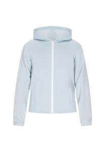 Толстовка с капюшоном на молнии ALEKO, пастельный синий