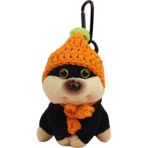 Плюшевый кулон Bee Dog Dolls высотой 11 см ROUERXIONG, оранжевый