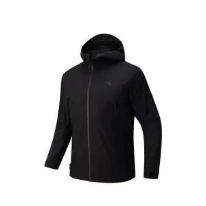 Куртка ветровка мужская, водонепроницаемая, Outdoor Collection, ZHONGGUOGUOJIADILI, LIANMINGKUAN ANTA, basic черный