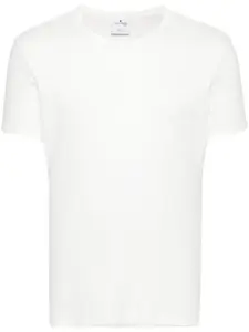 Футболка с логотипом Courrèges, белый